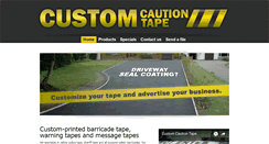 Desktop Screenshot of customcautiontape.com